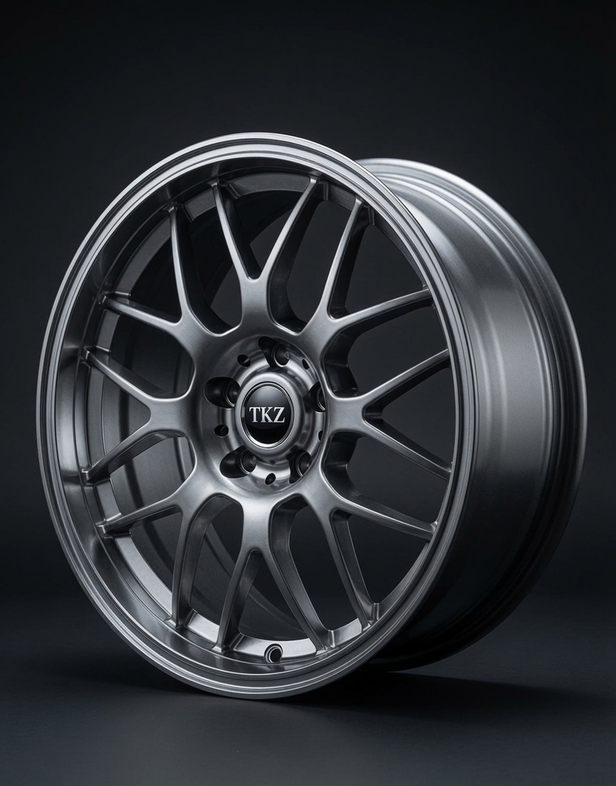 TKZ Apex Flow 18-inch flow formed wheel in Hyper Black — product view 5