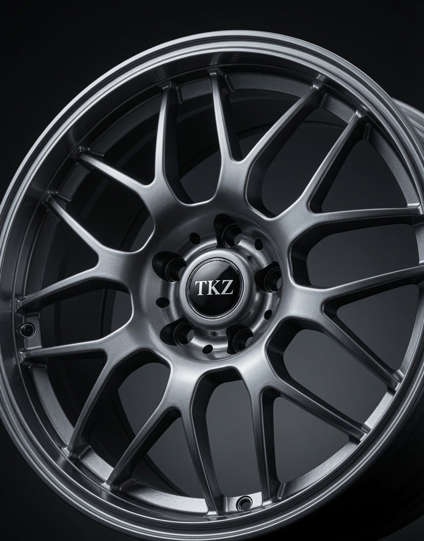 TKZ Apex Flow 18-inch flow formed wheel in Hyper Black — product view 3
