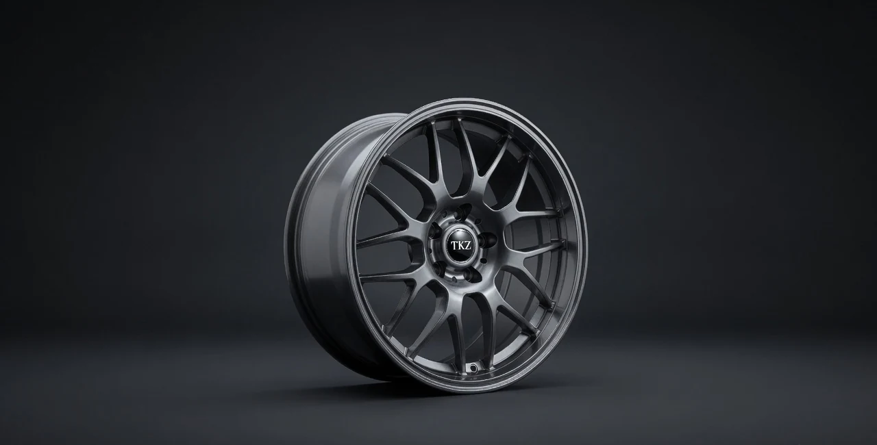 TKZ Apex Flow 18-inch flow formed wheel in Hyper Black — product view 1