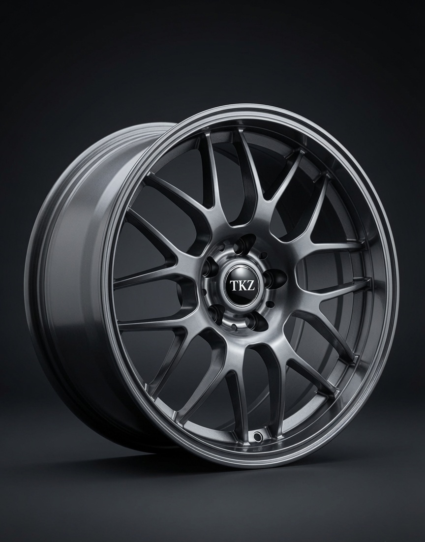 TKZ Apex Flow 18-inch flow formed wheel in Hyper Black — product view 4