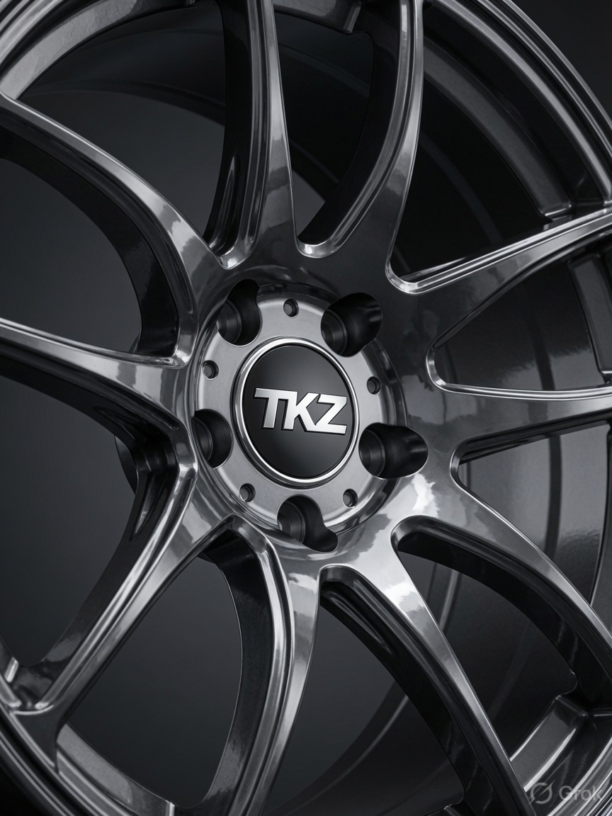 TKZ Stealth Flow 18-inch flow formed wheel in Hyper Black — product view 3