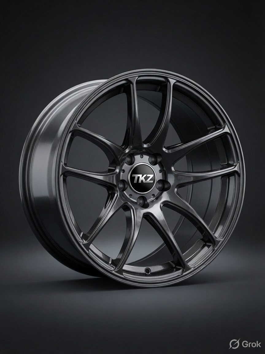 TKZ Stealth Flow 18-inch flow formed wheel in Hyper Black — product view 4