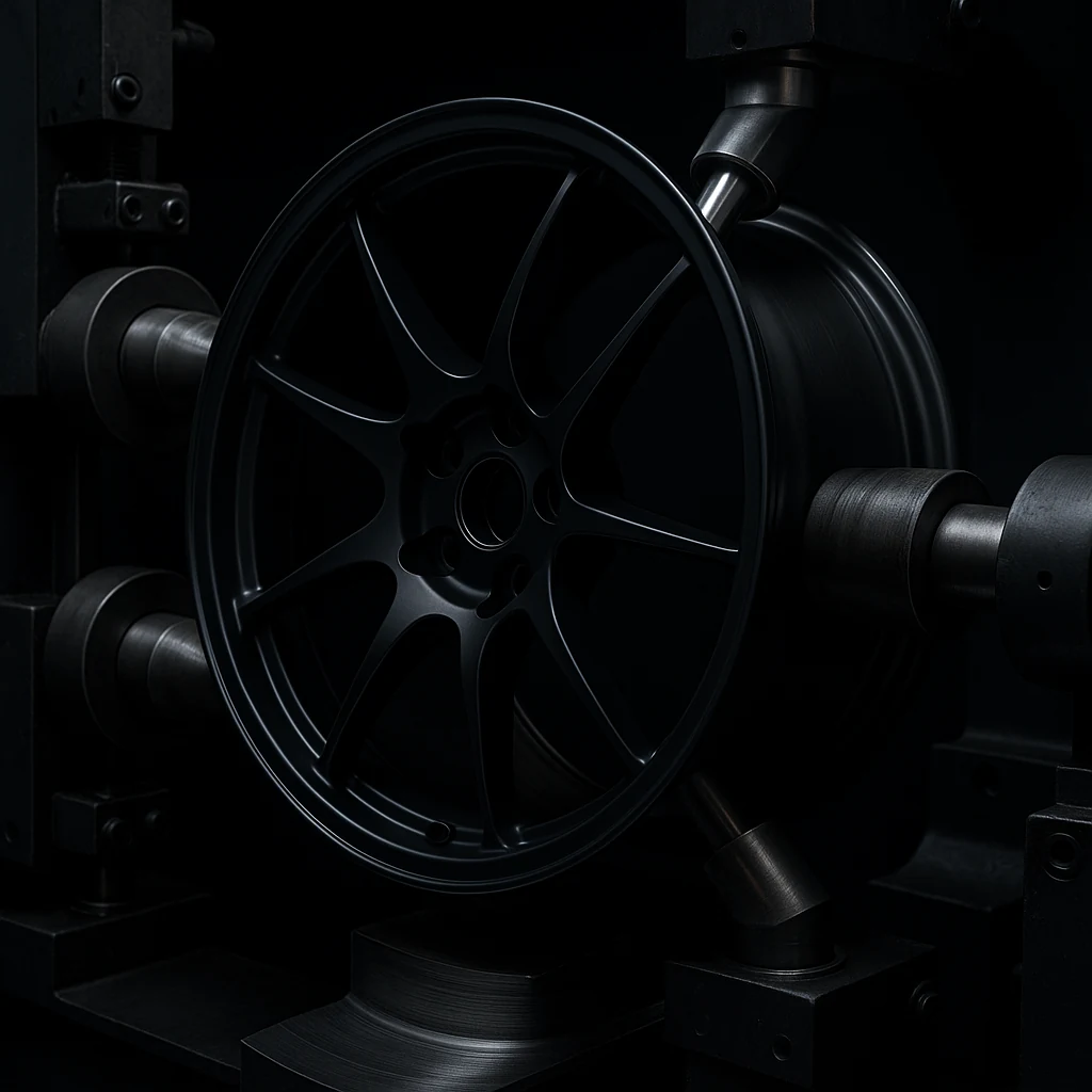 Illustrative flow formed wheel
