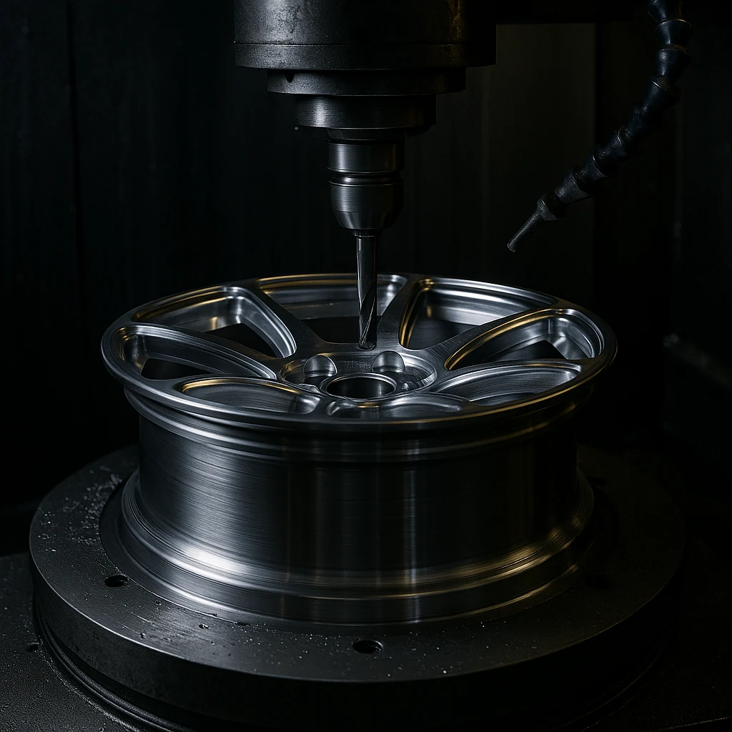 Illustrative forged wheel